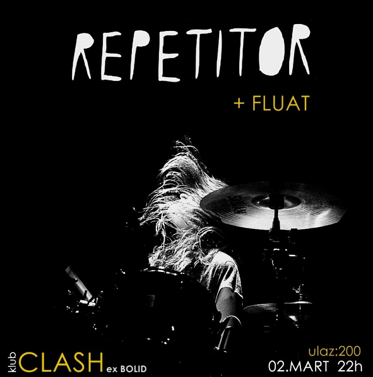 Koncertno otvaranje kluba Clash uz sastave Repetitor i Fluat
