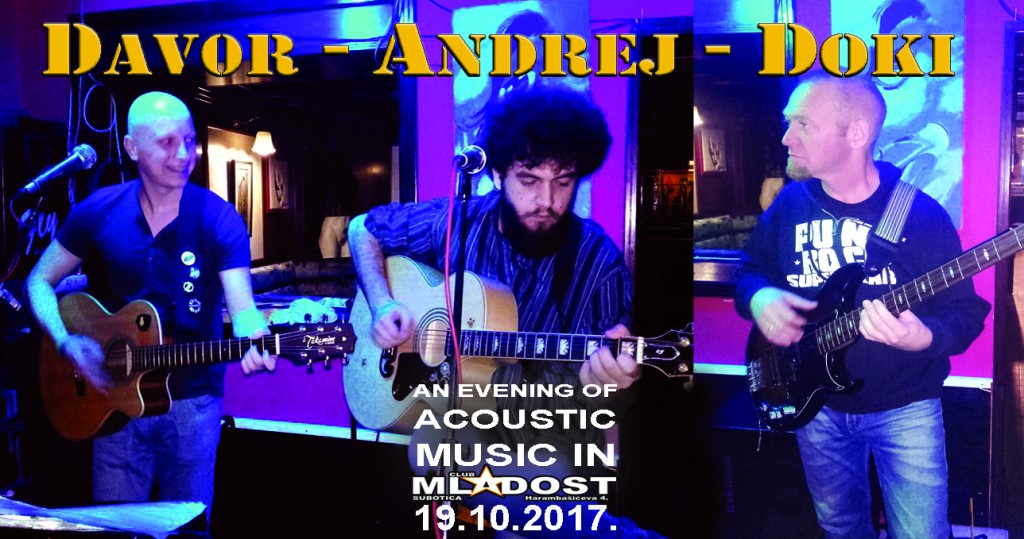 Akustična svirka: Andrej, Davor, Doki