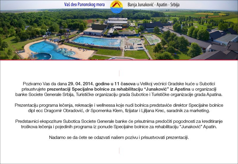 Prezentacija Banje Junaković iz Apatina
