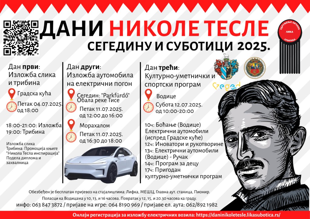 Dani Nikole Tesle u Subotici i Segedinu