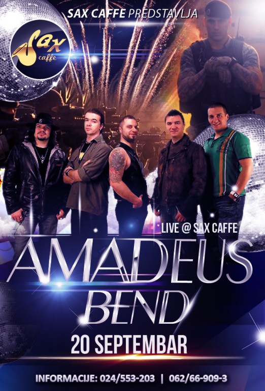 Amadeus bend uživo