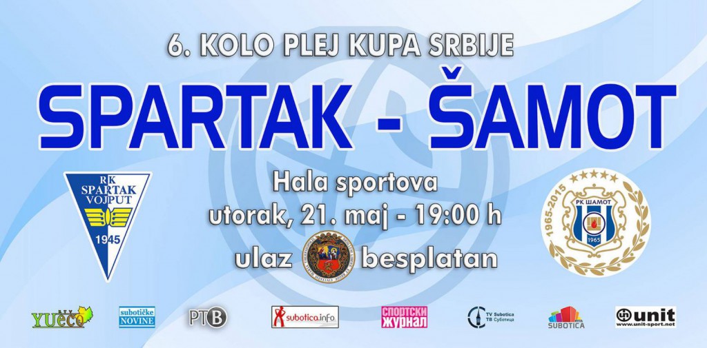 Rukomet: Spartak - Šamot