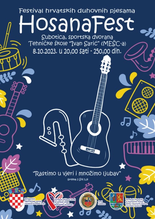 Festival hrvatskih duhovnih pjesama - "HosanaFest 2023"