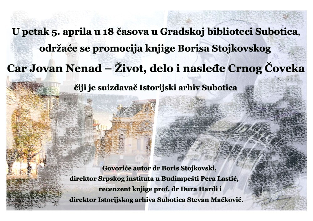 Promocija knjige: Car Jovan Nenad - život, delo i nasleđe crnog čoveka