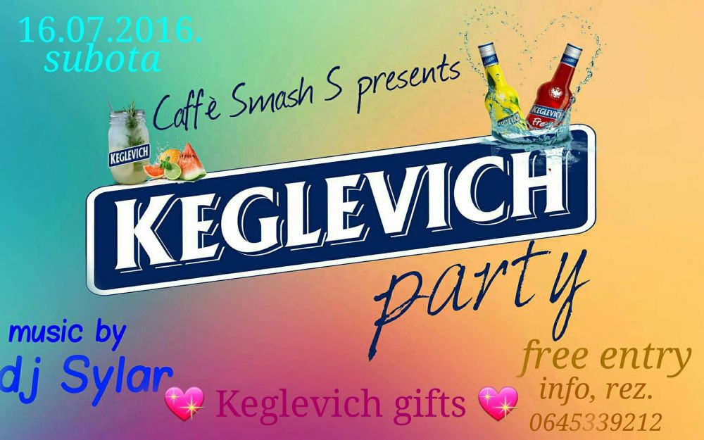 Keglevich promo party