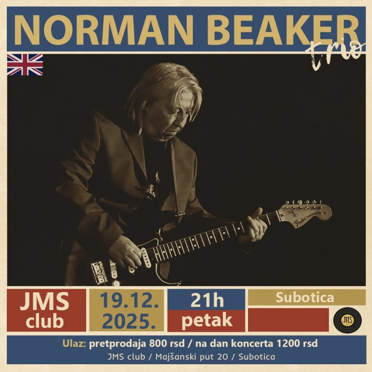 Norman Beaker (Blues Hall of Fame, Mančester, UK)