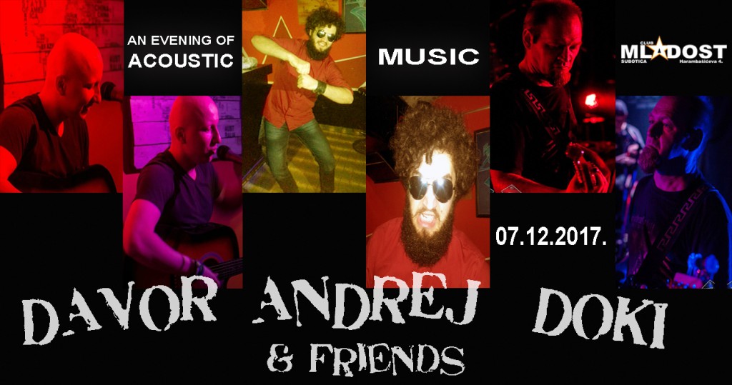 Akustična svirka: Andrej, Davor, Doki