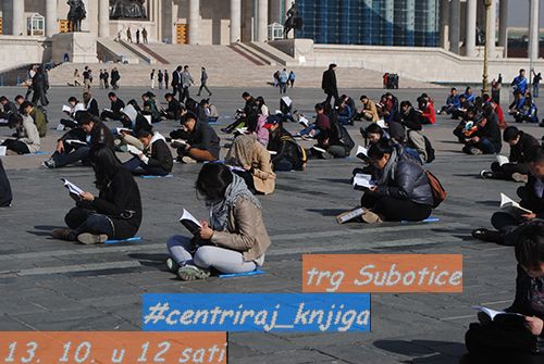 #centriraj_knjiga - fleš mob