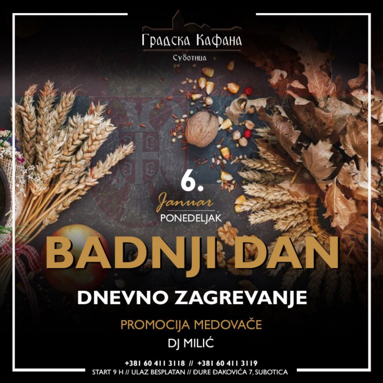 Badnji dan - dnevno zagrevanje