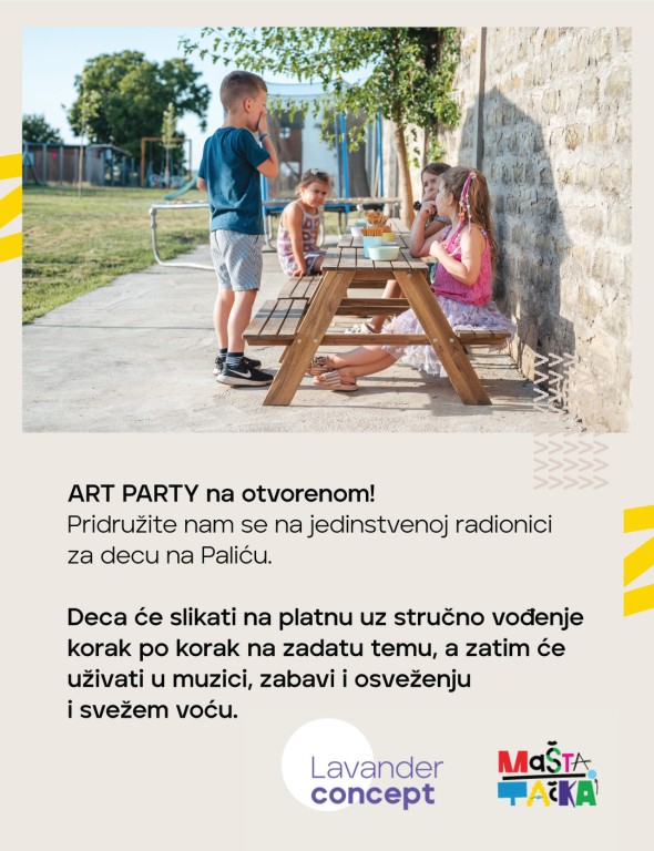 Slikarska radionica za decu na Pivčijem salašu