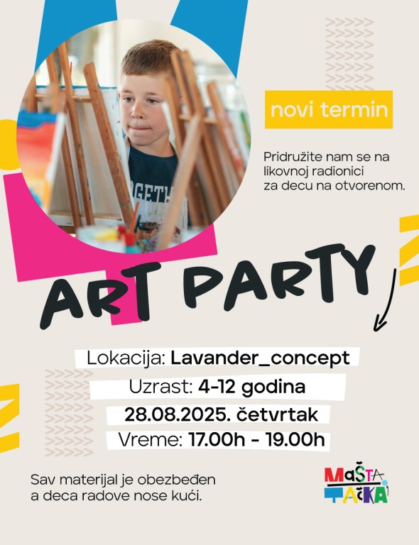 Slikarska radionica za decu na Pivčijem salašu