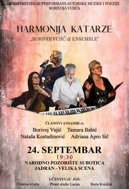 Multimedijalni koncert autorske muzike i poezija Borivoja Vujića