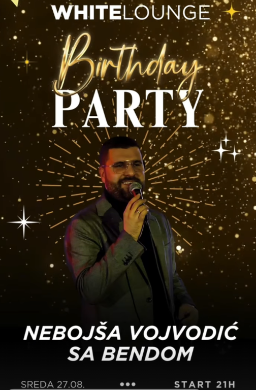 Birthday Party - Nebojša Vojvodić sa bendom