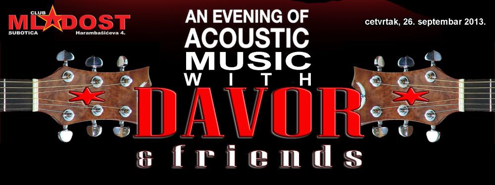 Davor & Friends (an evening of acoustic music)