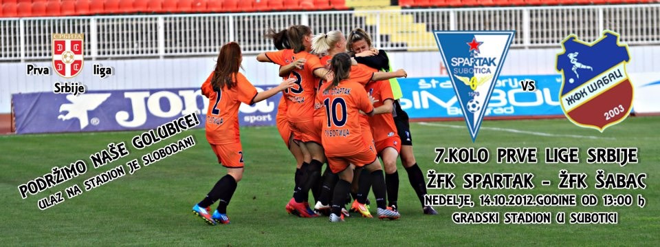 Fudbalska utakmica (žene): Spartak - Šabac