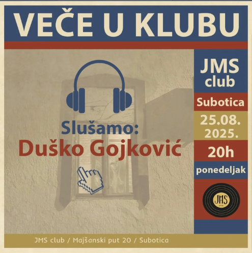Veče u klubu: Duško Gojković