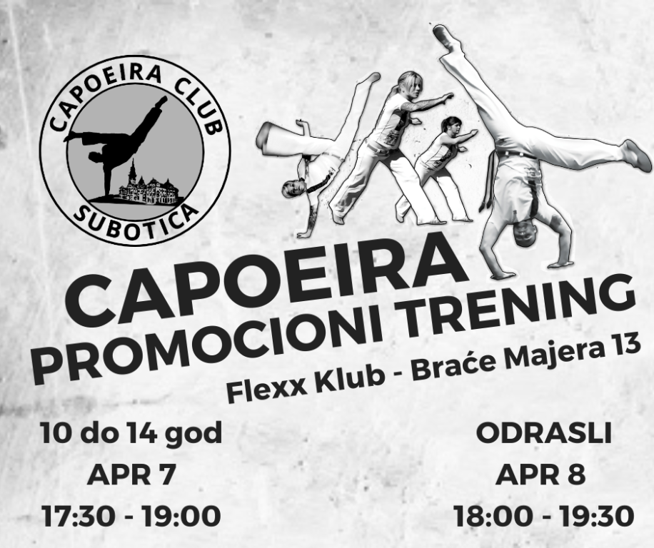 Besplatan promotivni trening u Subotici za decu i odrasle