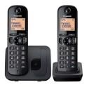 PANASONIC BEŽIČNI TELEFON KX-TGC212FXB DUO CRNI