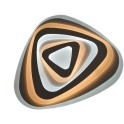 Dekor Oyster Yvette 90W (45+45) sa RF daljinskim