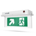 LED Panik lampa 1000mA/h IP65 Exit na plafon 3.8W IP65