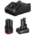 Bosch Starter set 12V 1 x 2.0Ah + 1 x 4.0Ah + GAL 12V-40