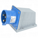 Ind. utikac montiran na povrsinu 32A 250V 2P+E 6h IP44
