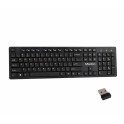 MEETION WK841 BEŽIČNA 2.4GHZ SILENT Tastatura, CRNA