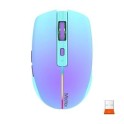 MEETION BTM002 BEŽIČNI BT PUNJIVI Miš, LJUBIČASTI