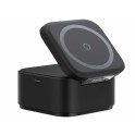Baseus MagPro Magnetic 2u1 punjač 25W crna