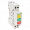 Sig. lampica sa LED za nizanje żuta/zelena/crvena3×230V AC