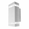 Spoljna zidna lampa bela 2xGU10