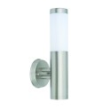 GENT A spoljna zidna  lampa 1XE27 inox IP44
