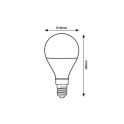 LED SIJALICA FILAMENT E14 G45 2W NW 79014 POWERFUL RABALUX