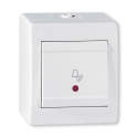 POWER Taster za zvono beIa I.PVC IP44 10A 250V