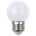 LED dekor sijalica G45 1W E27 bela