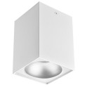 Plafonska spotna lampa kocka GU10 belo-srebrna IP20