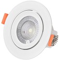 LED ugradna okrugla spot lampa 5W CW 6400K 440lm IP20 Bela