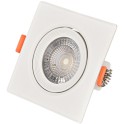 LED ugradna kvadratna spot lampa 5W CW 6400K 440lm IP20 Bela