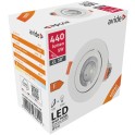 LED ugradna okrugla spot lampa 5W  NW 4000K Bela