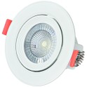 LED ugradna okrugla spot lampa 5W WW 3000K 440lm IP20 Bela