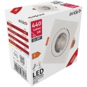 LED ugradna kvadratna spot lampa 5W WW 3000K Bela