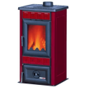 ALFA PLAM PEĆ NA ČVRSTA GORIVA LARA CRVENA