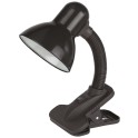 Stona lampa Clip crna E27 60W