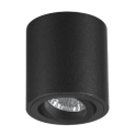 Plafonska lampa valjak okretni GU10 84mm crna IP20
