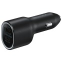 Samsung  auto punjač Type C 25W & Usb A 15W crna