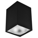 Plafonska lampa kocka GU10 140mm crna-srebrna IP20