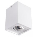 Plafonska lampa kocka okretni GU10 125mm bela IP20