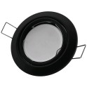 Rozetna GU10 pokretna crna convex
