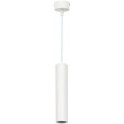 Viseca lampa valjak GU10 240mm bela IP20