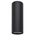 Plafonska lampa valjak GU10 100mm crna IP20